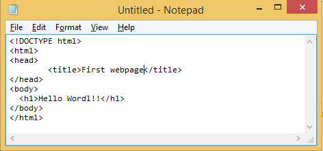 html editor example